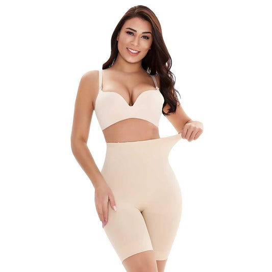 4-in-1 Seamless Shaper – Instant Slimming for Tummy, Back, Thighs & Hips